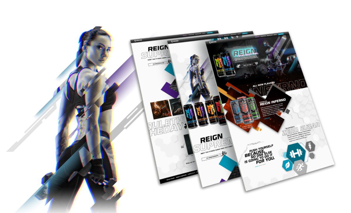 Reign hero shot — athlete in motion