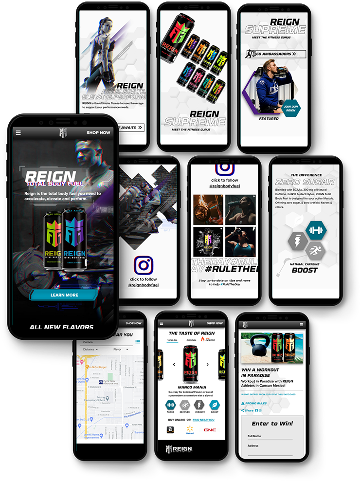 Pulse mobile app screens